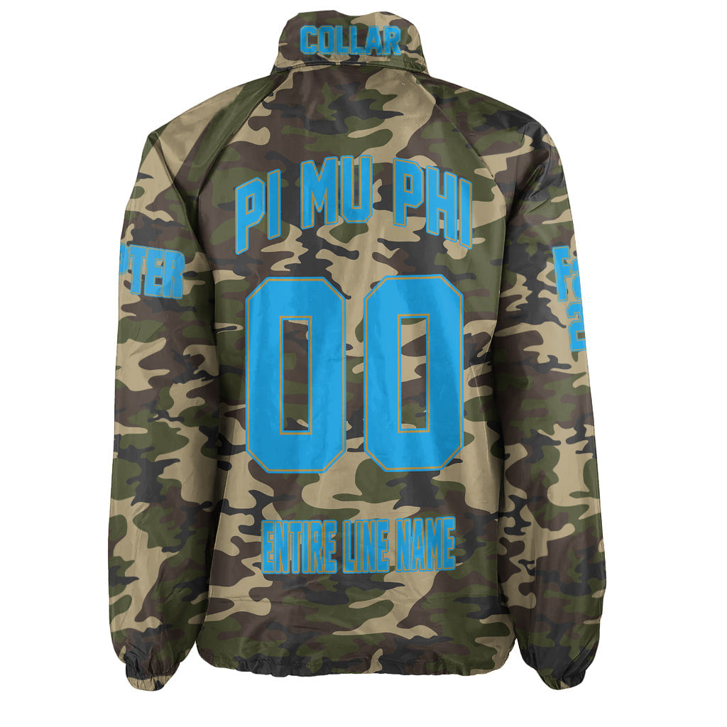 (Custom) Africa Zone Jacket - Pi Mu Phi Military Sorority Camouflage Crossing Jacket A31