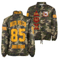 (Custom) Africa Zone Jacket - Delta Psi Chi Fraternity Camouflage Crossing Jacket A31