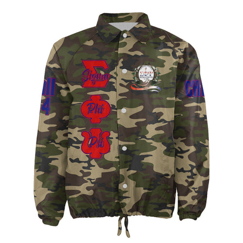 (Custom) Africa Zone Jacket - Sigma Phi Psi Camouflage Crossing Jacket A31