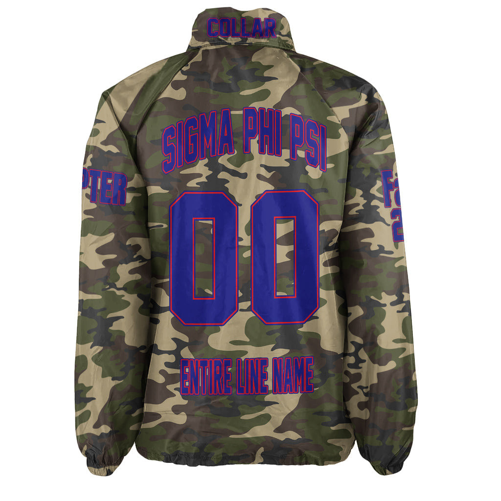 (Custom) Africa Zone Jacket - Sigma Phi Psi Camouflage Crossing Jacket A31