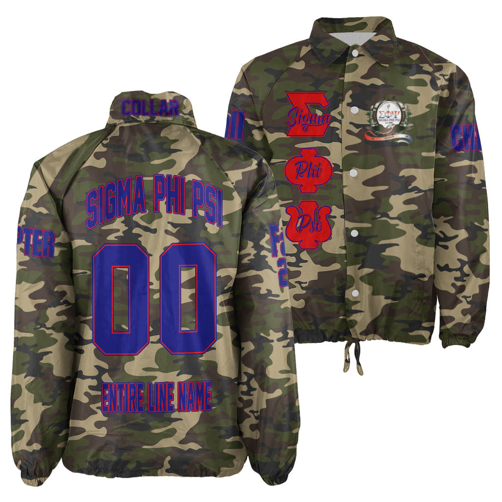 (Custom) Africa Zone Jacket - Sigma Phi Psi Camouflage Crossing Jacket A31