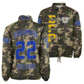 (Custom) Africa Zone Jacket - Sigma Gamma Rho Sorority Camouflage Crossing Jacket A31