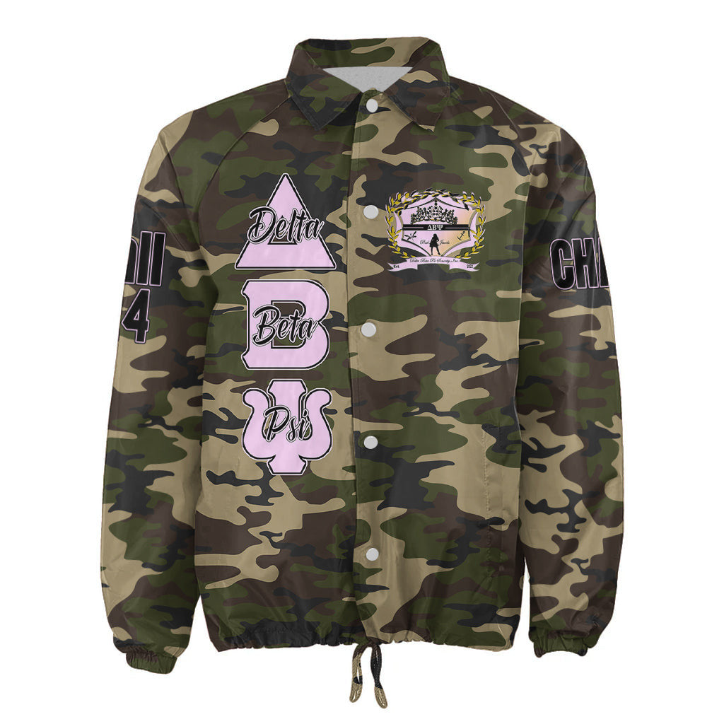 (Custom) Africa Zone Jacket - Delta Beta Psi Camouflage Crossing Jacket A31