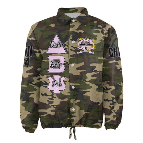 (Custom) Africa Zone Jacket - Delta Beta Psi Camouflage Crossing Jacket A31