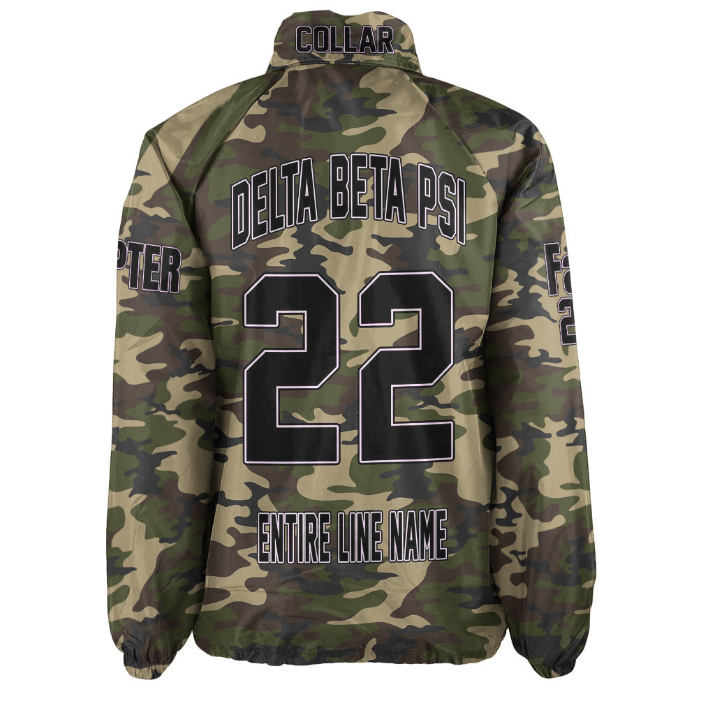 (Custom) Africa Zone Jacket - Delta Beta Psi Camouflage Crossing Jacket A31