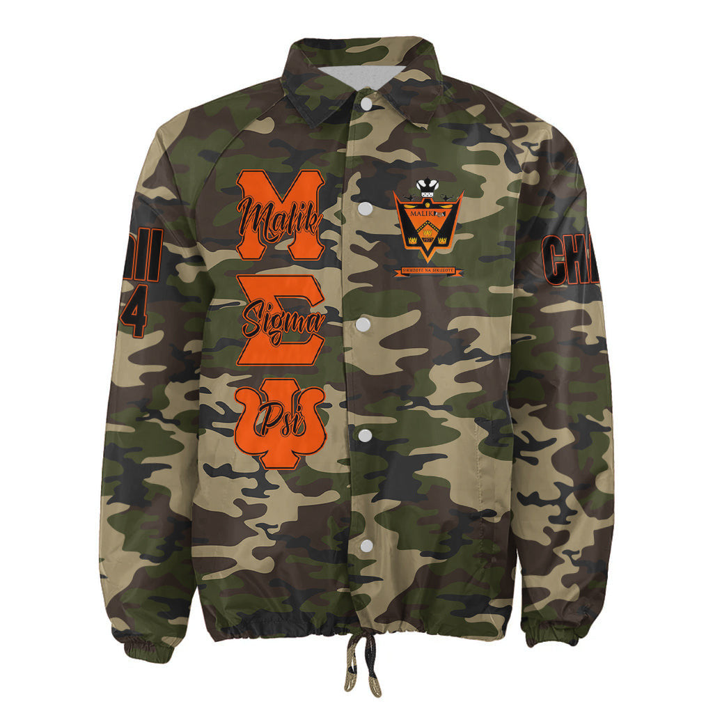 (Custom) Africa Zone Jacket - Malik Fraternity Camouflage Crossing Jacket A31