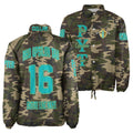 (Custom) Africa Zone Jacket - Rho Upsilon Tau Military Sorority Camouflage Crossing Jacket A31