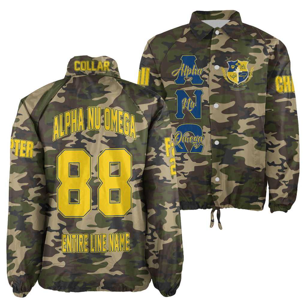 (Custom) Africa Zone Jacket - Alpha Nu Omega Camouflage Crossing Jacket A31