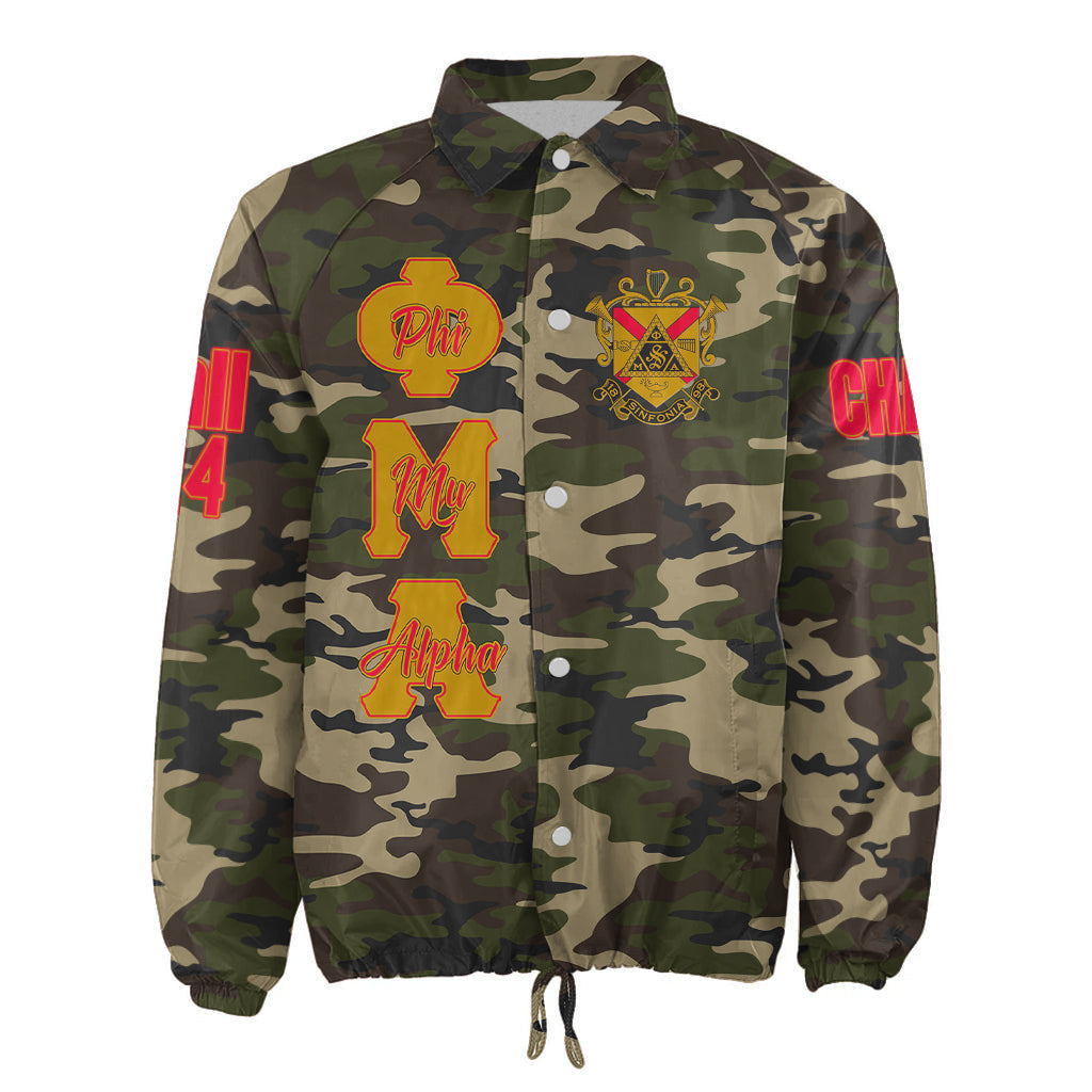 (Custom) Africa Zone Jacket - Phi Mu Alpha Sinfonia Camouflage Crossing Jacket A31