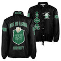 (Custom) Africazone Jacket - Iota Phi Lambda Sorority White Tea Rose Crossing Jacket A31