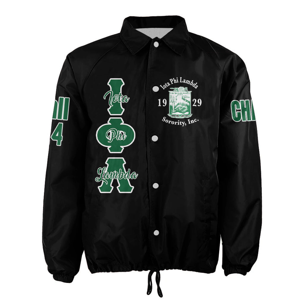 (Custom) Africazone Jacket - Iota Phi Lambda Sorority White Tea Rose Crossing Jacket A31