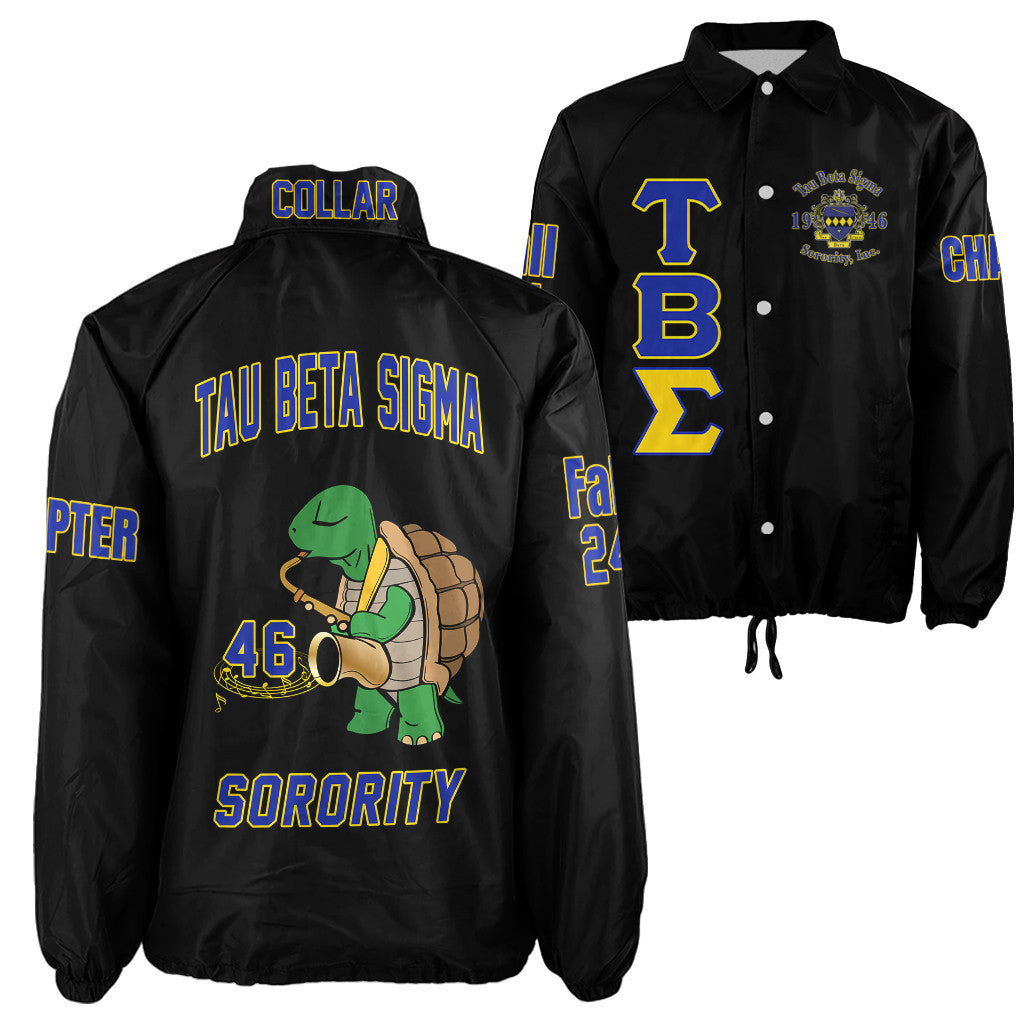 (Custom) Africazone Jacket - Tau Beta Sigma Sorority Turtle Crossing Jacket A31