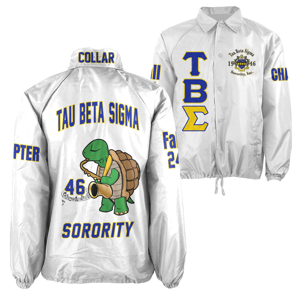 (Custom) Africazone Jacket - Tau Beta Sigma Sorority Turtle Crossing Jacket A31