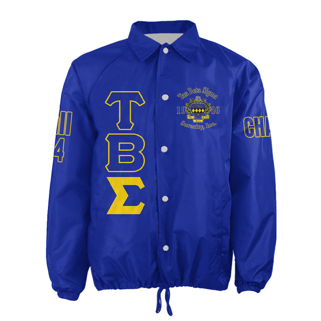 (Custom) Africazone Jacket - Tau Beta Sigma Sorority Turtle Crossing Jacket A31