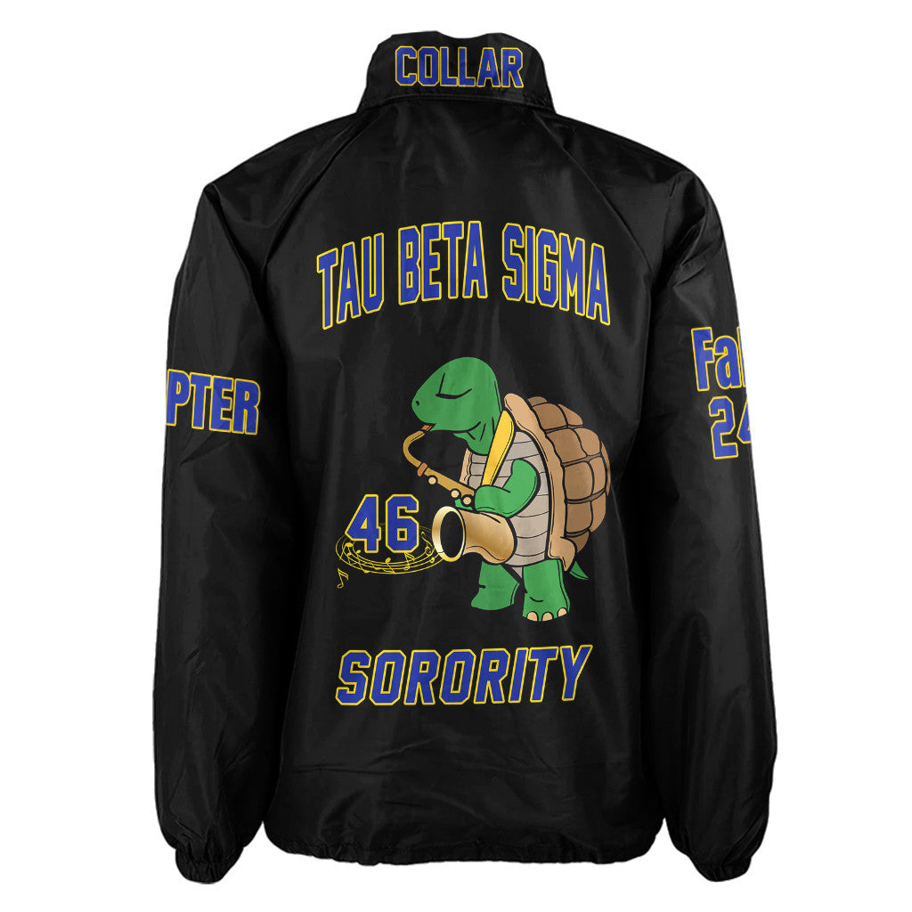 (Custom) Africazone Jacket - Tau Beta Sigma Sorority Turtle Crossing Jacket A31