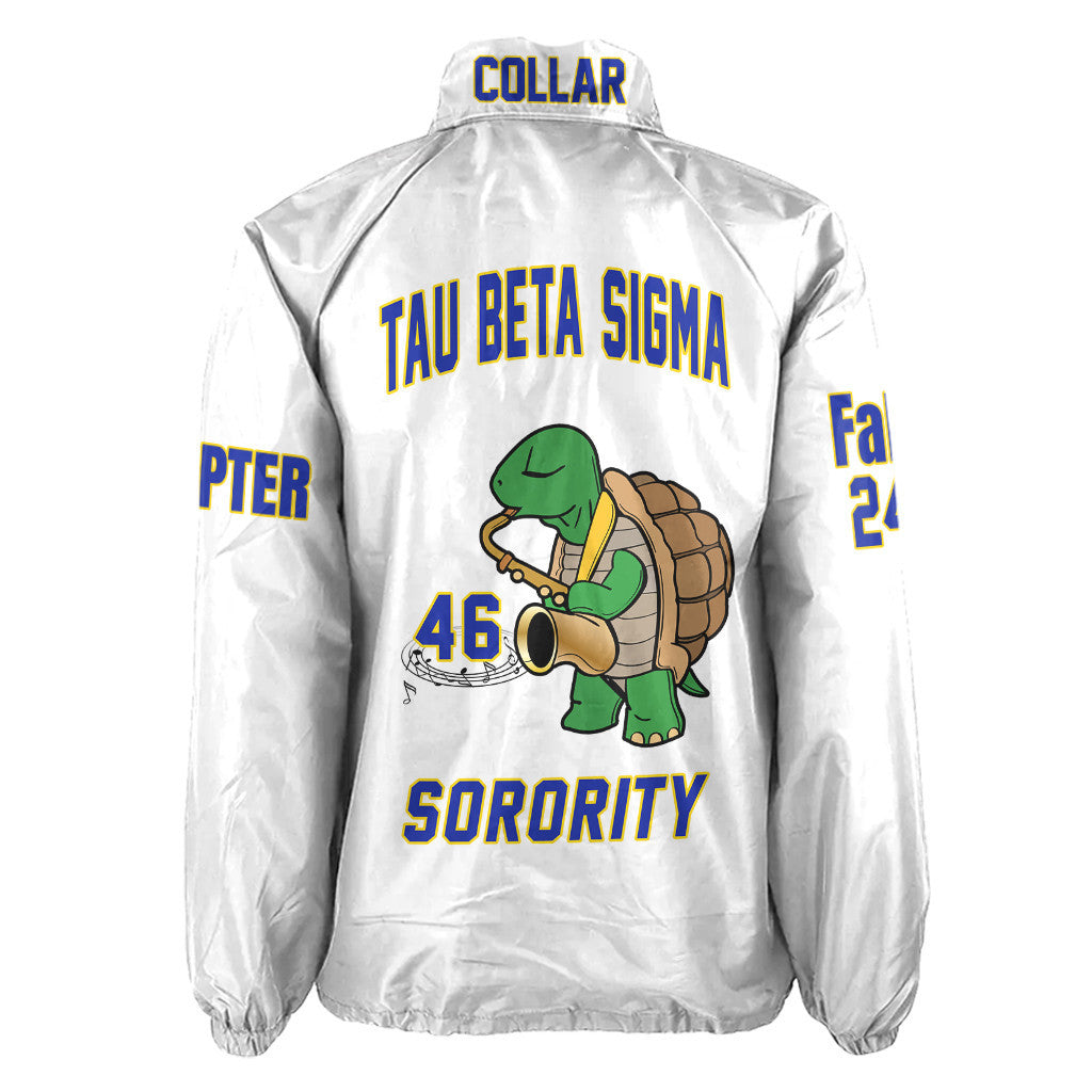 (Custom) Africazone Jacket - Tau Beta Sigma Sorority Turtle Crossing Jacket A31