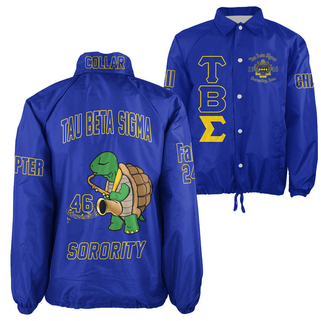 (Custom) Africazone Jacket - Tau Beta Sigma Sorority Turtle Crossing Jacket A31