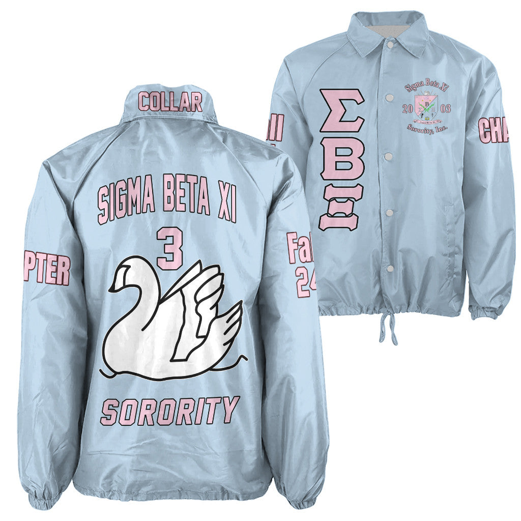(Custom) Africazone Jacket - Sigma Beta Xi Sorority Swan Crossing Jacket A31