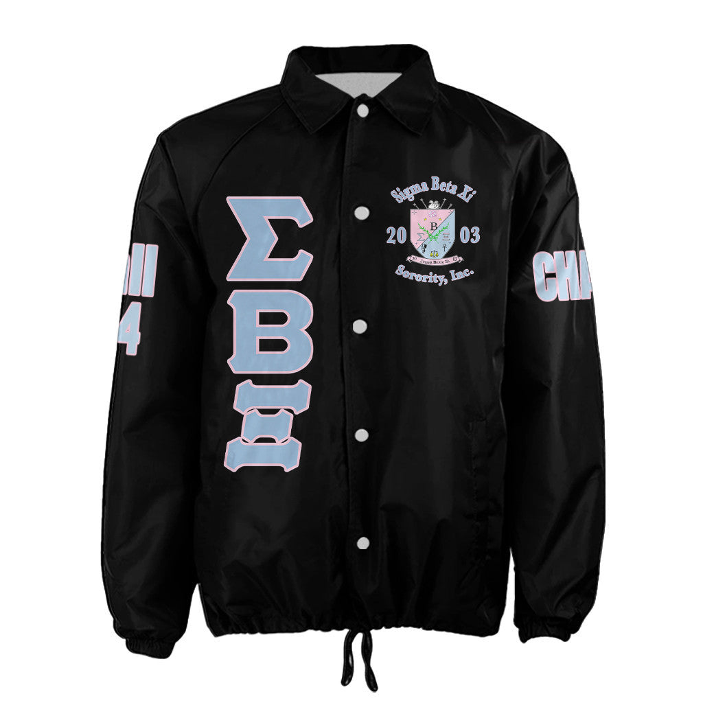 (Custom) Africazone Jacket - Sigma Beta Xi Sorority Swan Crossing Jacket A31