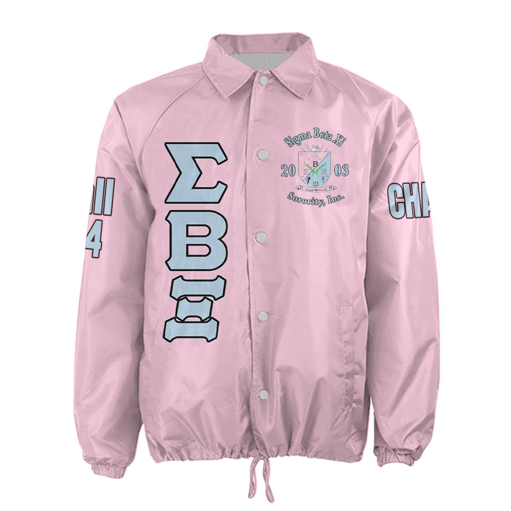 (Custom) Africazone Jacket - Sigma Beta Xi Sorority Swan Crossing Jacket A31