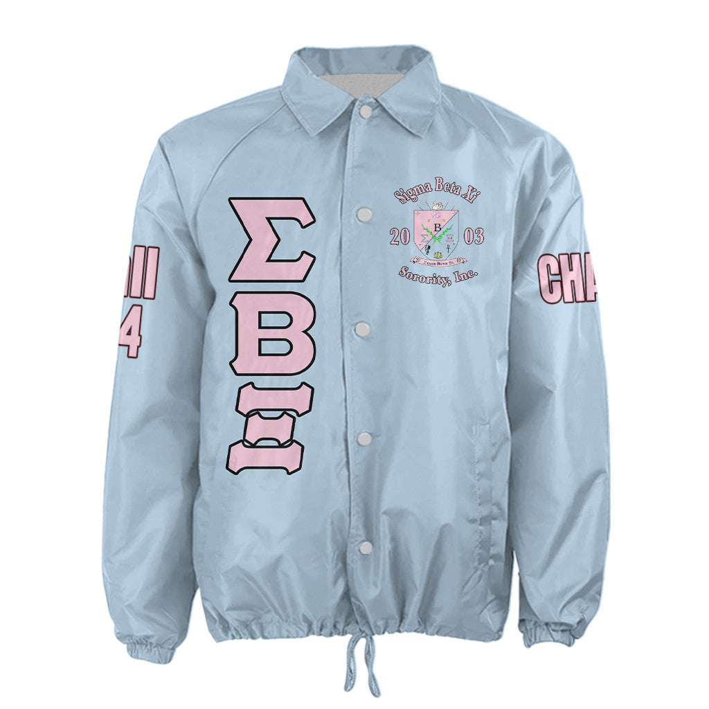 (Custom) Africazone Jacket - Sigma Beta Xi Sorority Swan Crossing Jacket A31