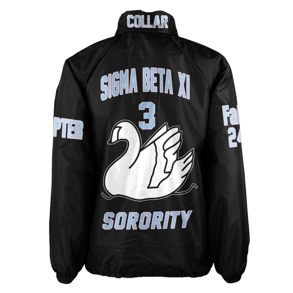 (Custom) Africazone Jacket - Sigma Beta Xi Sorority Swan Crossing Jacket A31