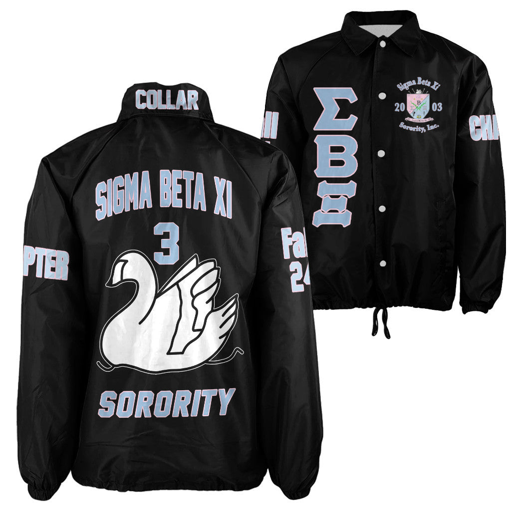 (Custom) Africazone Jacket - Sigma Beta Xi Sorority Swan Crossing Jacket A31
