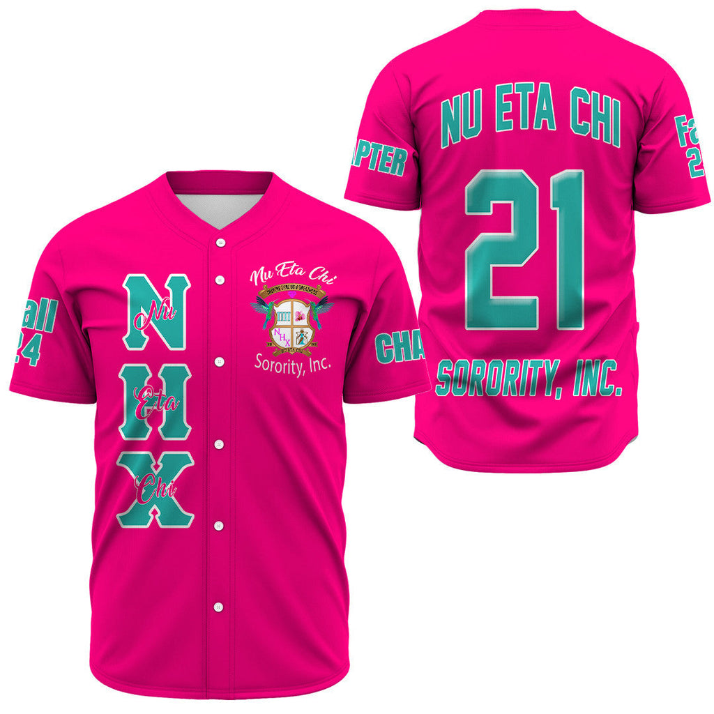 Africa Zone Baseball Jerseys - Nu Eta Chi Sorority A31