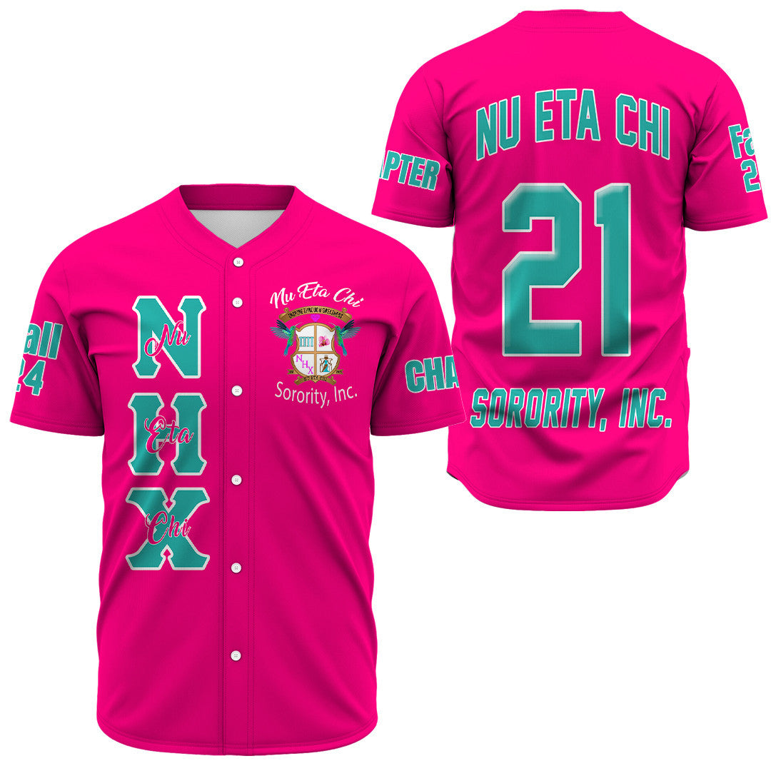 Africa Zone Baseball Jerseys - Nu Eta Chi Sorority A31