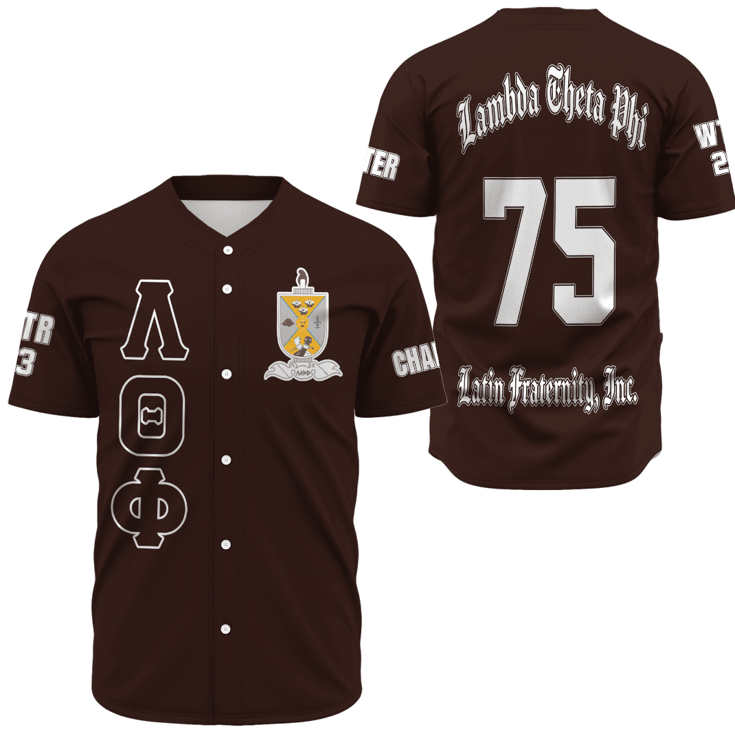 Africa Zone Baseball Jerseys - (Custom) Lambda Theta Phi Latin Fraternity A31