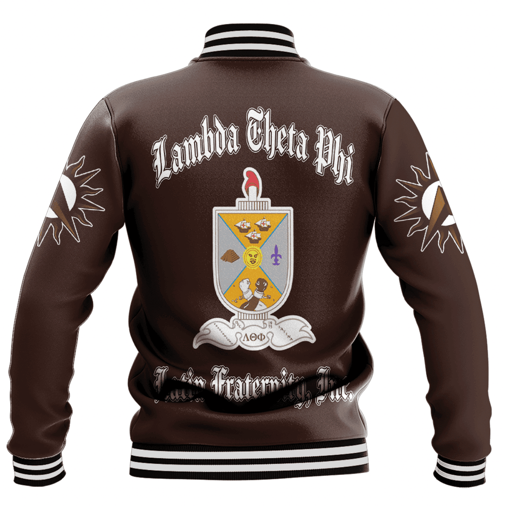 Africa Zone Baseball Jackets - Lambda Theta Phi Latin Fraternity A31