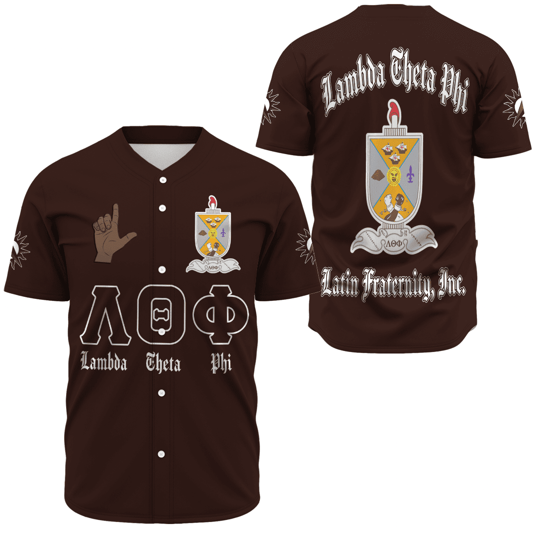 Africa Zone Baseball Jerseys - Lambda Theta Phi Latin Fraternity A31