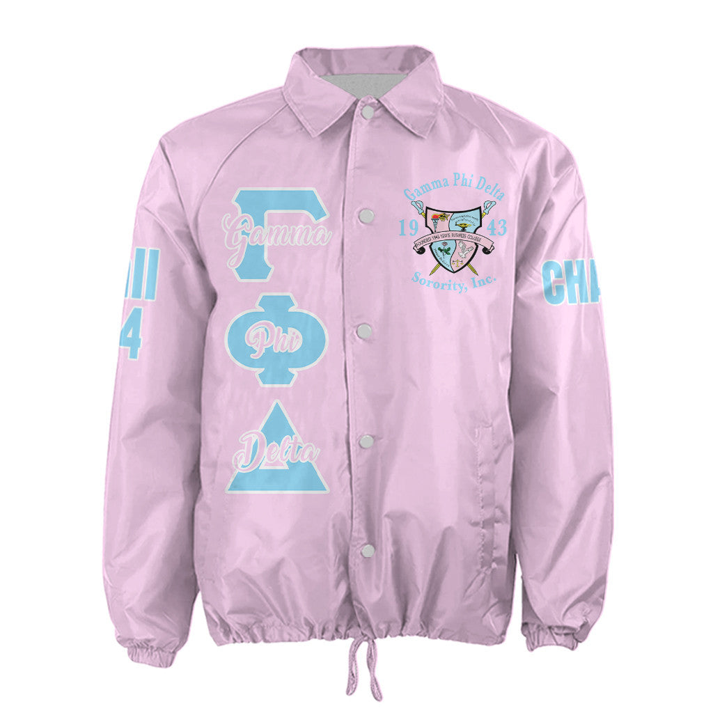 (Custom) Africa Zone Jacket - Gamma Phi Delta Sorority Handsign Crossing Jacket A31