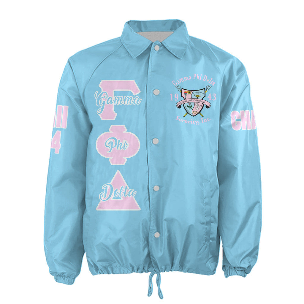 (Custom) Africa Zone Jacket - Gamma Phi Delta Sorority Handsign Crossing Jacket A31