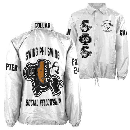 (Custom) Africa Zone Jacket - Swing Phi Swing Social Fellowship Crossing Jacket A31