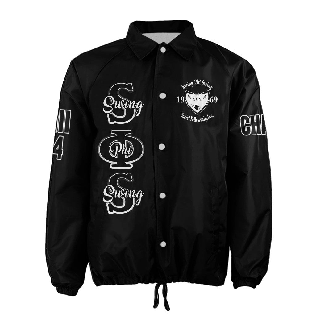 (Custom) Africa Zone Jacket - Swing Phi Swing Social Fellowship Crossing Jacket A31