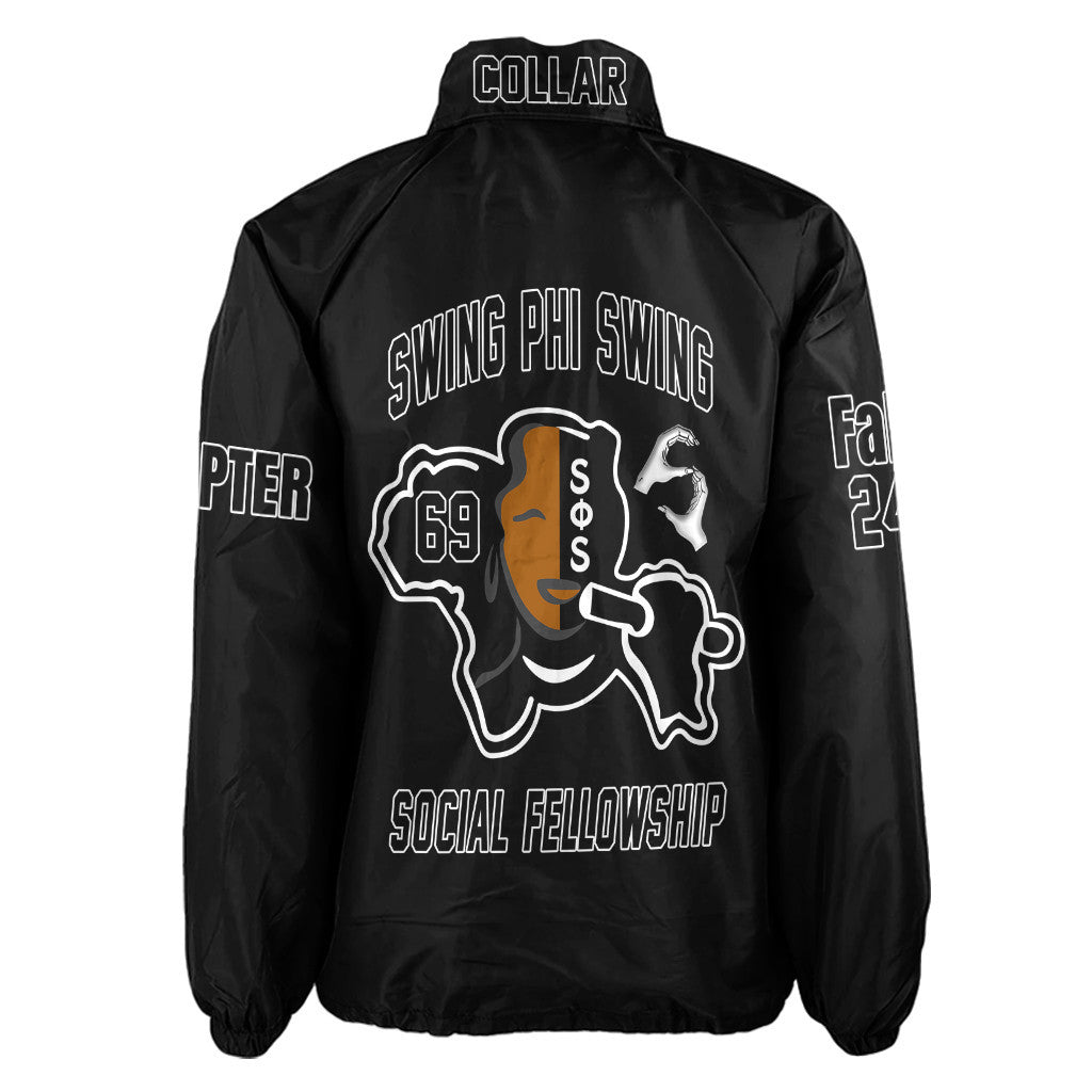 (Custom) Africa Zone Jacket - Swing Phi Swing Social Fellowship Crossing Jacket A31