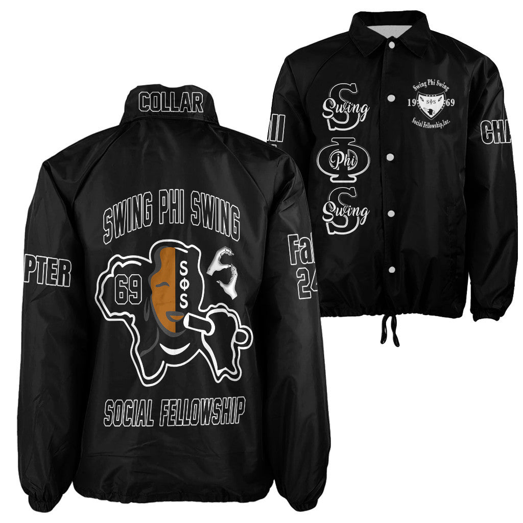 (Custom) Africa Zone Jacket - Swing Phi Swing Social Fellowship Crossing Jacket A31