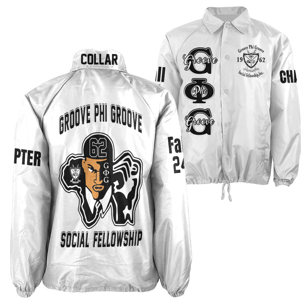 (Custom) Africa Zone Jacket - Groove Phi Groove Social Fellowship Crossing Jacket A31