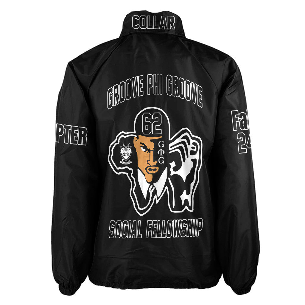 (Custom) Africa Zone Jacket - Groove Phi Groove Social Fellowship Crossing Jacket A31