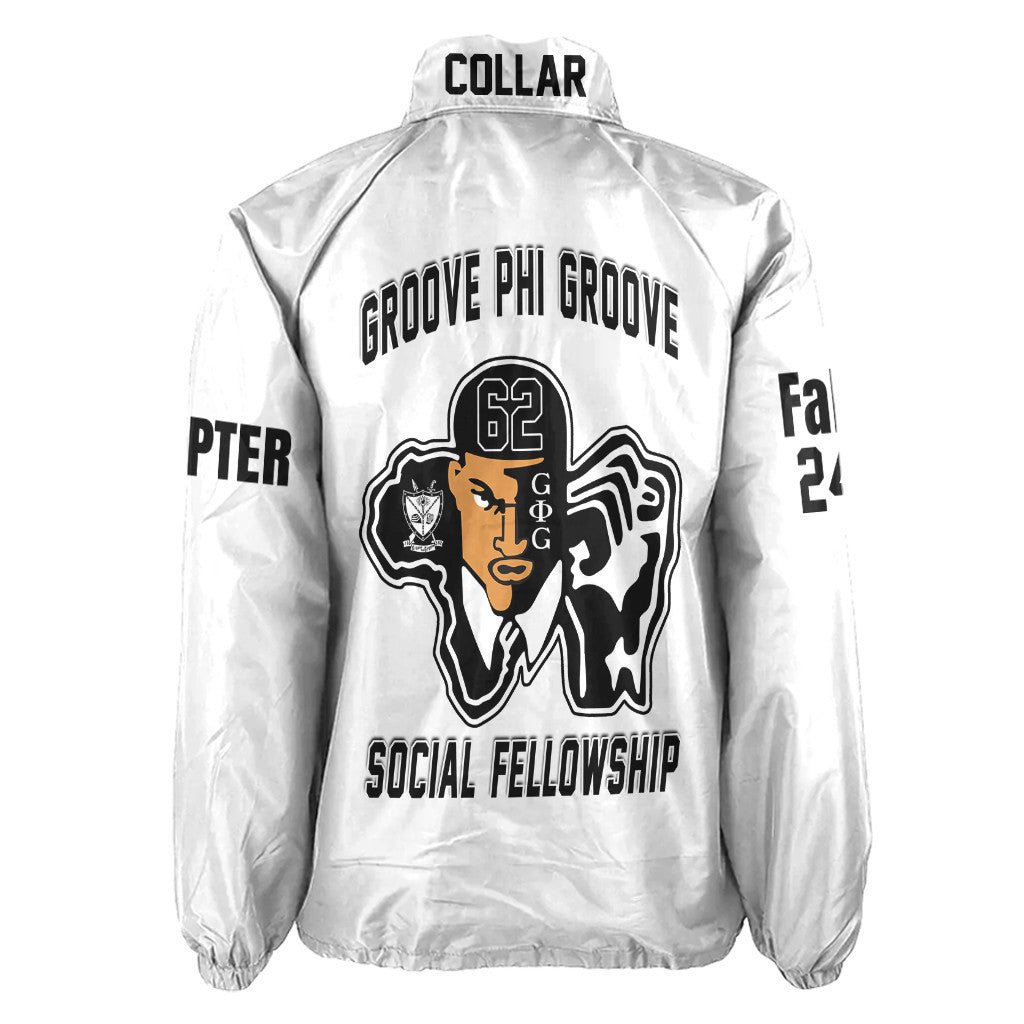 (Custom) Africa Zone Jacket - Groove Phi Groove Social Fellowship Crossing Jacket A31