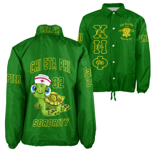 (Custom) Africazone Jacket - Chi Eta Phi Turtle Crossing Jacket A31