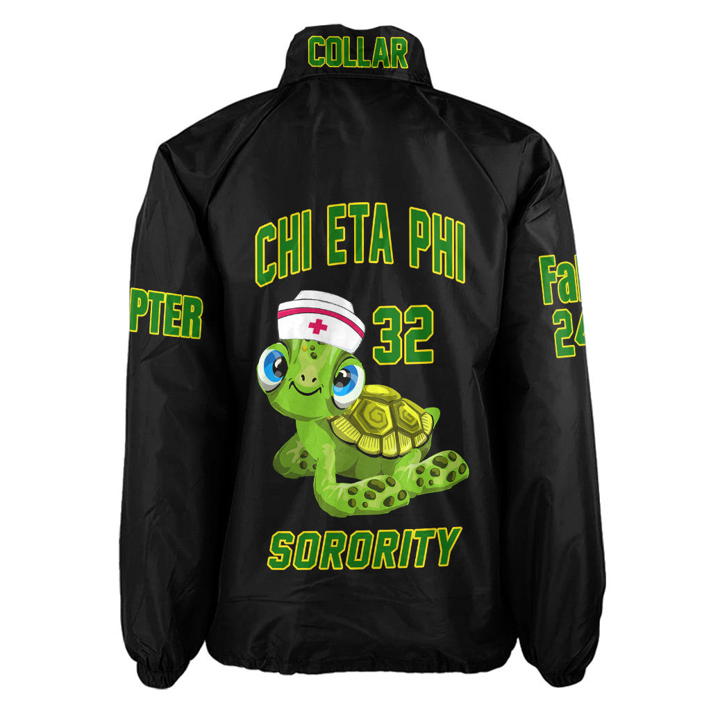 (Custom) Africazone Jacket - Chi Eta Phi Turtle Crossing Jacket A31