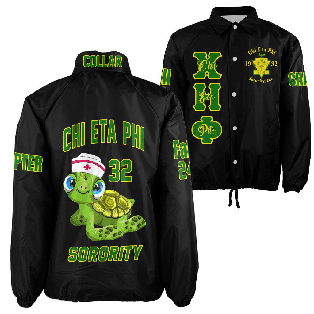 (Custom) Africazone Jacket - Chi Eta Phi Turtle Crossing Jacket A31