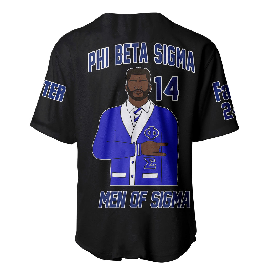 (Custom) Africazone Baseball Jersey - Phi Beta Sigma Fraternity A31