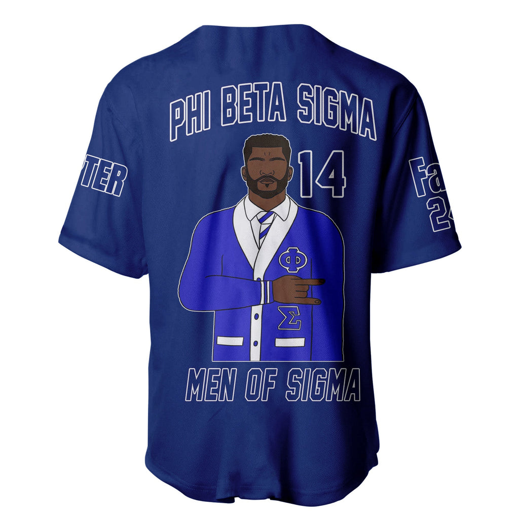 (Custom) Africazone Baseball Jersey - Phi Beta Sigma Fraternity A31