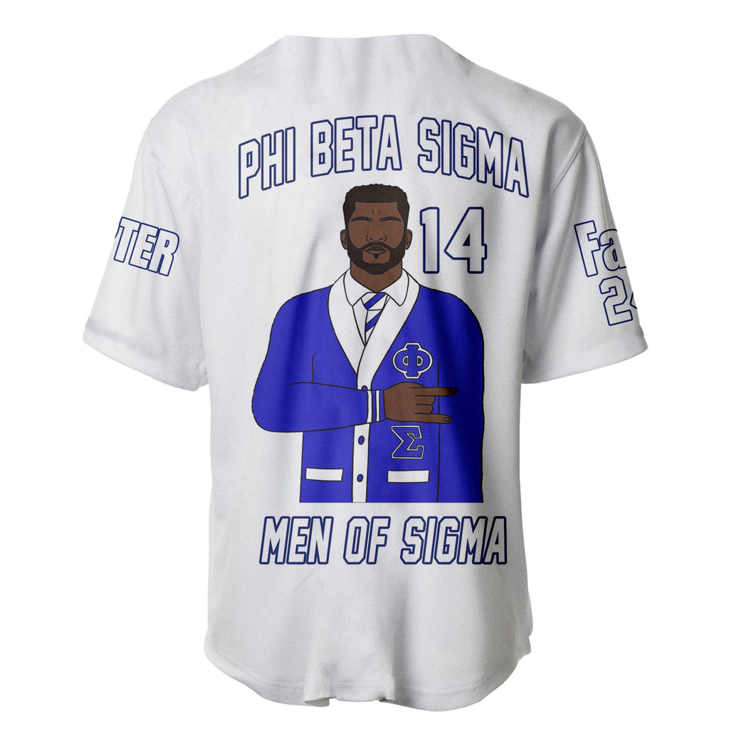 (Custom) Africazone Baseball Jersey - Phi Beta Sigma Fraternity A31
