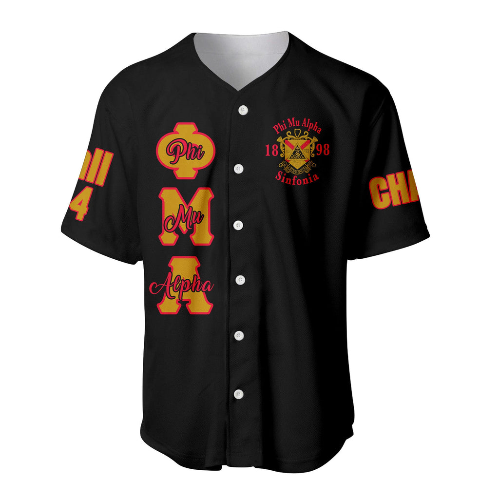 (Custom) Africazone Baseball Jersey - Phi Mu Alpha Sinfonia A31