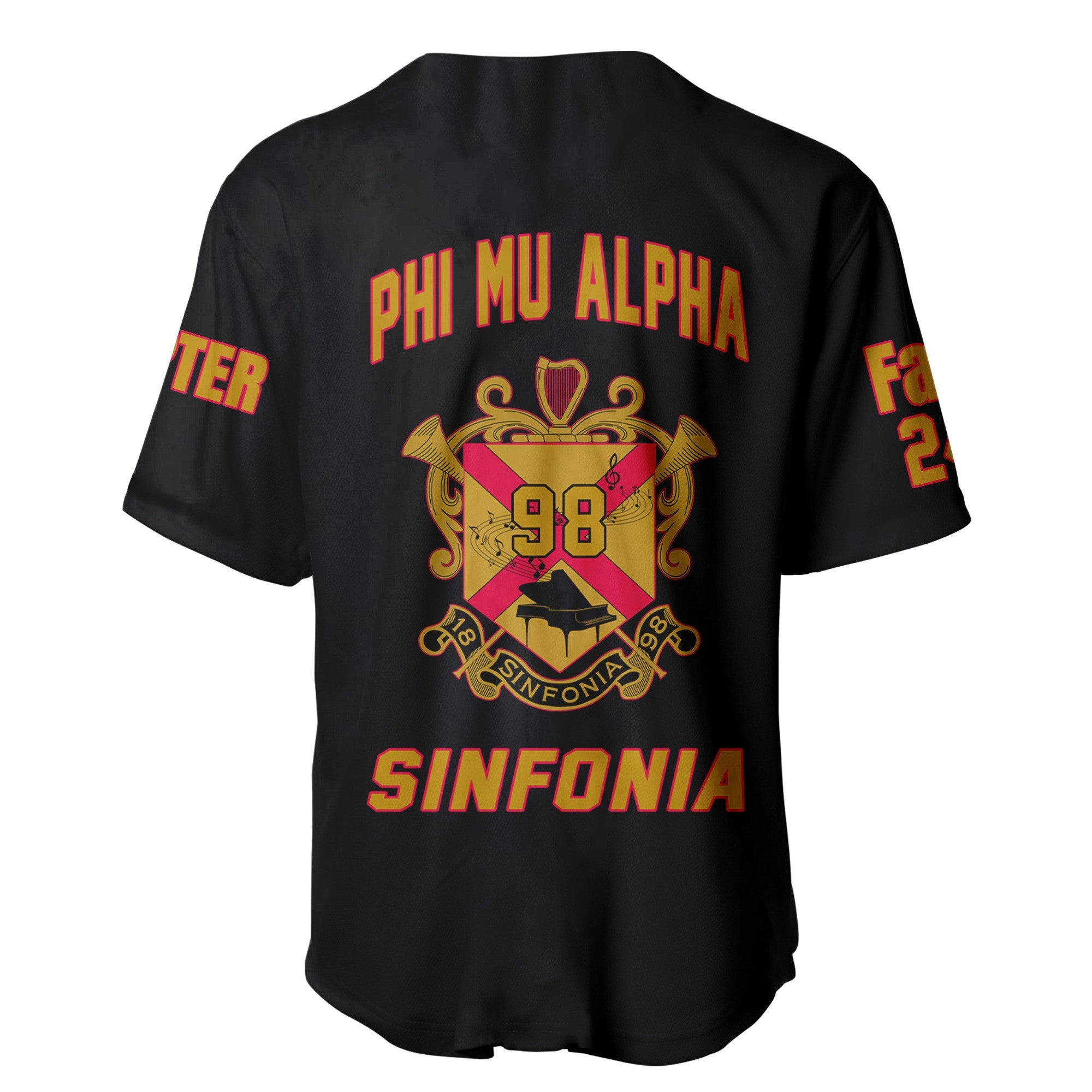 (Custom) Africazone Baseball Jersey - Phi Mu Alpha Sinfonia A31