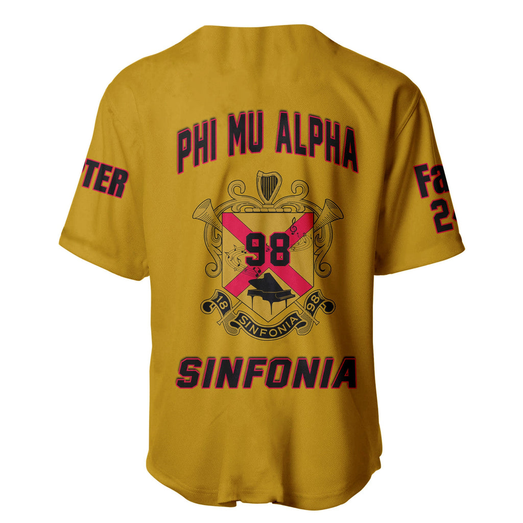 (Custom) Africazone Baseball Jersey - Phi Mu Alpha Sinfonia A31